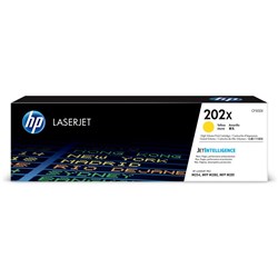 HP 202X LaserJet Toner Cartridge High Yield Yellow CF502X