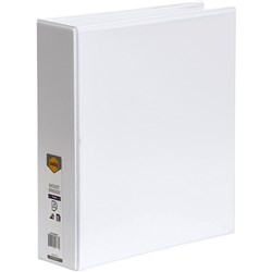 Marbig Clearview Insert Binder A4 4D Ring 50mm White