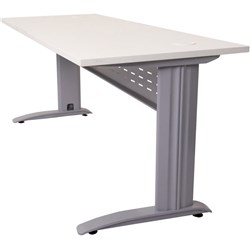 Rapidline Rapid Span Straight Desk 1200W x 700D x 730mmH White/Silver