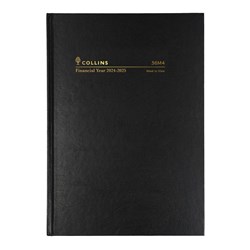 Collins Financial Year Diary A6 Week To View Black