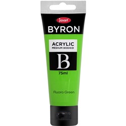 Jasart Byron Acrylic Paint 75ml Fluoro Green