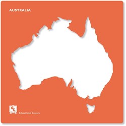 EC Stencil Australian States 210X210mm Pack of 8