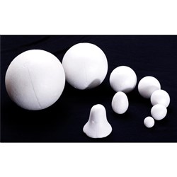 Jasart Polystyrene Balls 75mm Pack of 25