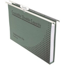 Crystalfile Suspension Files Enviro Double Capacity Foolscap Complete Pack Of 50