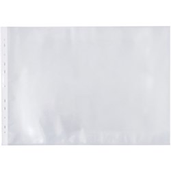 Marbig Sheet Protectors A3 Heavy Duty Ultra Clear Landscape Box Of 100